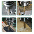 thumbnail image 2 of 3mm Titanium Coated Drill Bit Spiral Jagged Saw Composite Twist New, 2 of 8