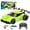 Green, variant on Gqtwoy Remote Control Car, High-speed RC Car, 27MHz Wireless, Rechargeable Battery, 30 Minutes Playtime, Durable ABS Material, Off-road Racing Vehicle