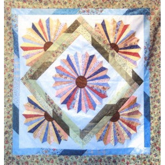 Cozy Strip Club, Dresden Bloom Pattern Quilt