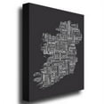 thumbnail image 3 of Trademark Art "Ireland City Map V" Canvas Wall Art by Michael Tompsett, 3 of 3