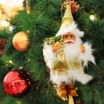 thumbnail image 5 of Premium Standing Santa Claus Ornament - Soft Durable Eco-Friendly Christmas Decor for Tree, Mantle, Shelf - Festive Santa with Gift Bag for Home, Office, Party Decorations, 5 of 5