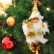 thumbnail image 5 of pstuiky Adornos navideños de Papá Noel con bolsa de regalos para colgar en el árbol de Navidad. Figura decorativa para la mesa del hogar., 5 of 5