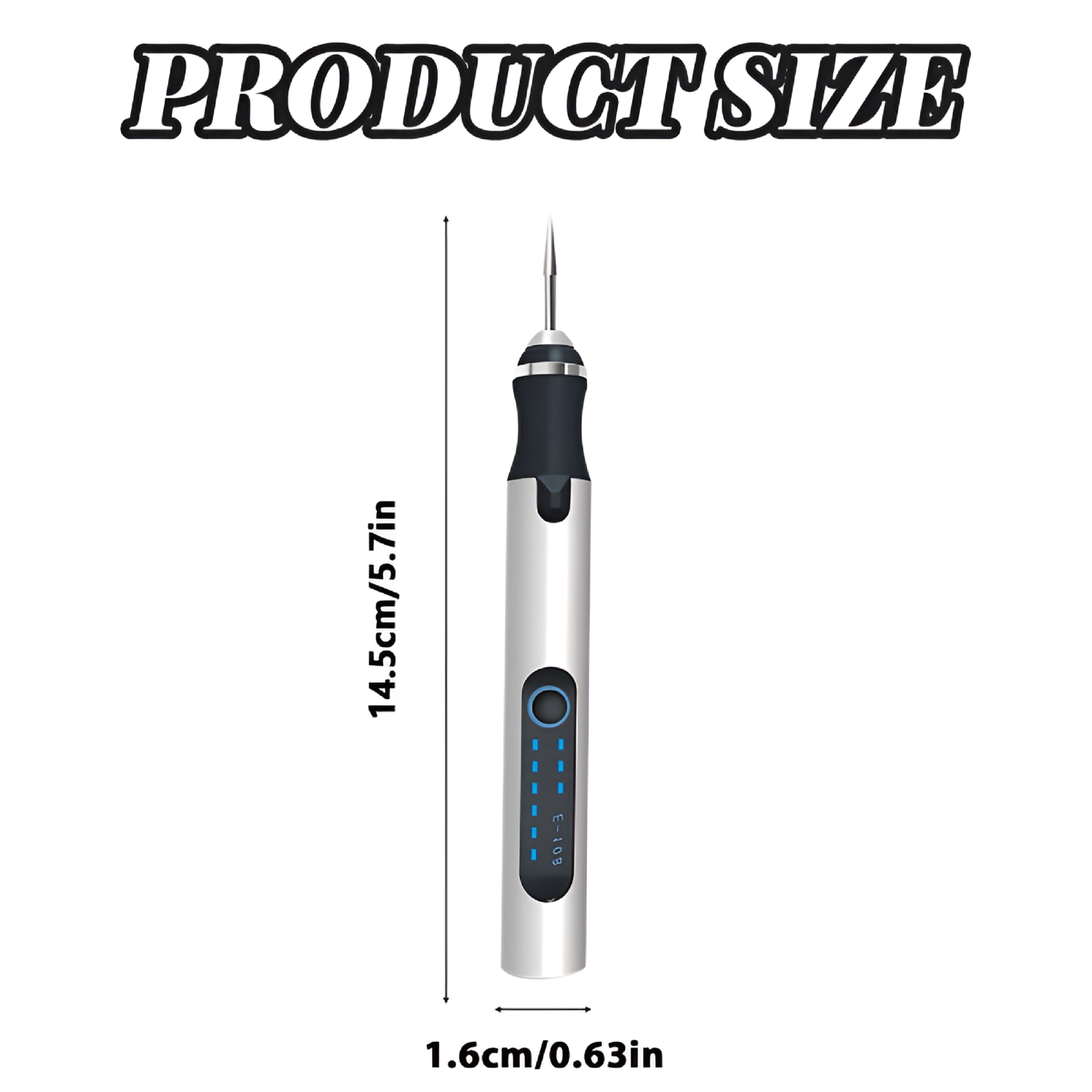 EXLEAF 2026 New Electric Engraving Pen Kit with 30 Bits,Usb Rechargable Cordless Engraving Tools,Portable Diy Engraving Pen for Metal,Wood,Stone,Jewelry,Glass and Plastic Engraving Tool