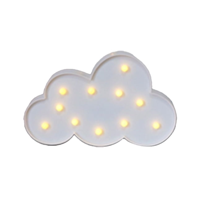 Vwrxbz Cloud Decorative Lamp LED Ambient Table Light Wedding Holiday Birthday Party Decoration Independence Day Modeling Lamp