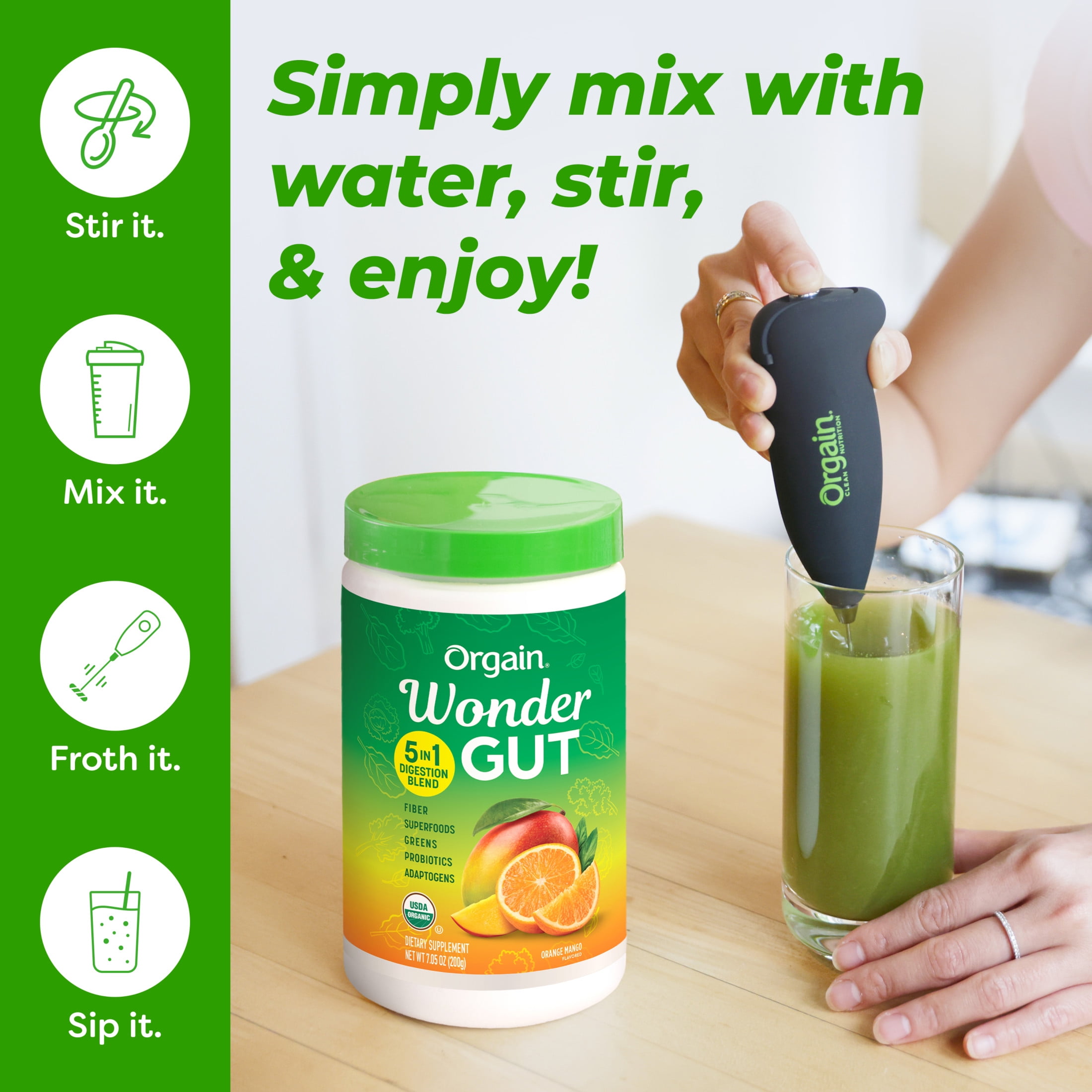 Orgain® Wonder Gut - Orange Mango 7.05oz