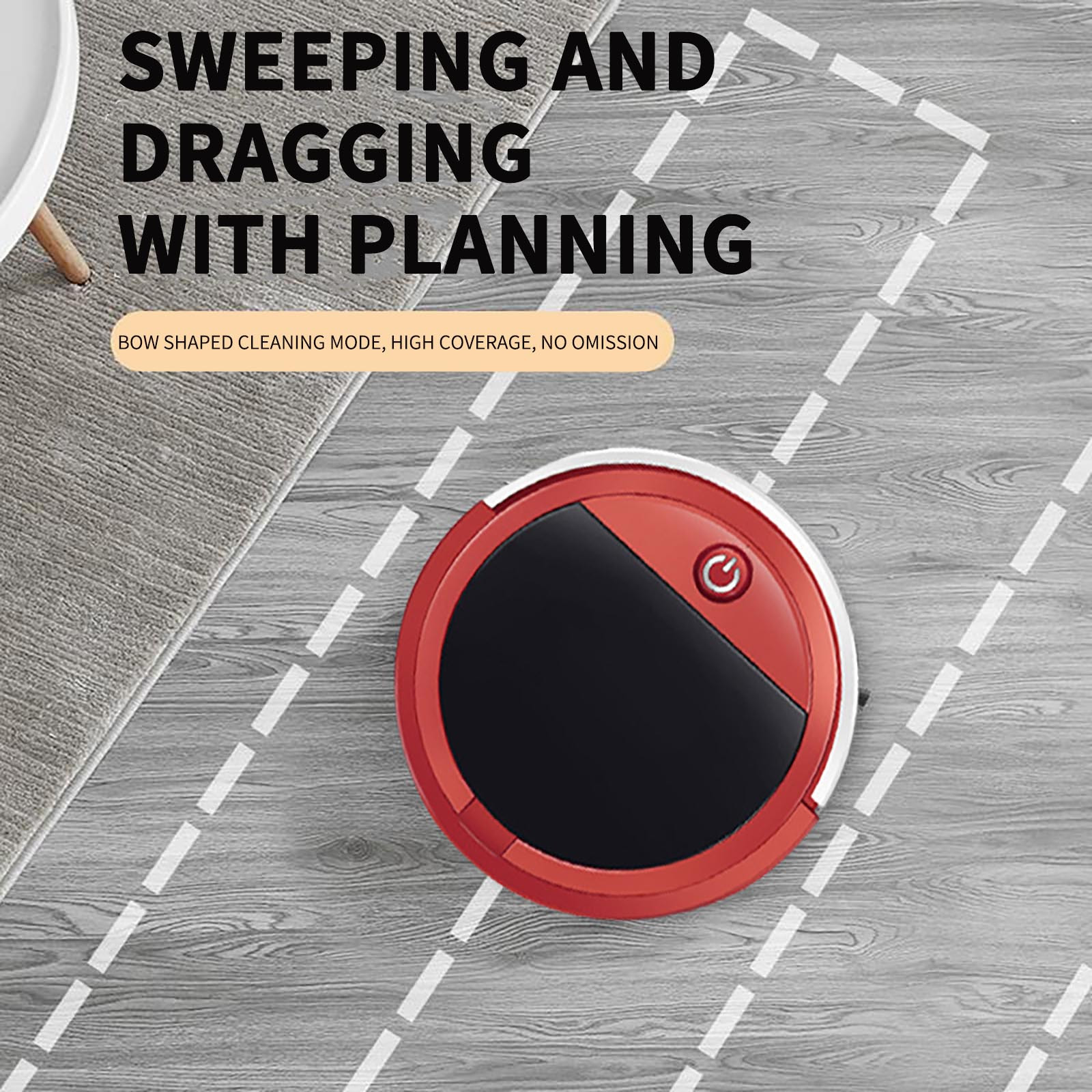 Robot Vacuum and Mop 2-in-1 Combo, Smart Navigation, Quiet, for Pet Hair and Hard Floors, Ideal Christmas Gift‌