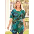 thumbnail image 2 of Catherines Women's Plus Size Easy Fit Short Sleeve Scoopneck Tunic, 2 of 3