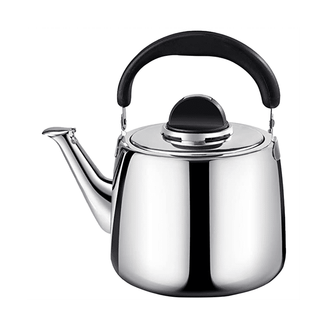 Bouilloire Sifflet Épaissie 3L en Acier Inoxydable Chauffage Rapide Bouilloire à Eau