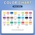 thumbnail image 4 of yeacher Dual-Tip Acrylic Markers with Fiber Brush and Round Tips, 24 Vibrant Colors, Compact Gift Box Packaging, 4 of 6