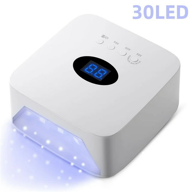 UV LED Nail Lamp 72W UV Light For Nails With Rhinestone Heart Shaped Manicure Pedicure Machine Nail Tools ,High Power
