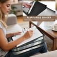 thumbnail image 5 of Haosy Accordion File Organizer Zipper Binder 500 Sheet 6-Tab Expanding File Folder Multi-Pocket 1.2 Inch 3 Ring Circle Gate in Mountains, 5 of 7