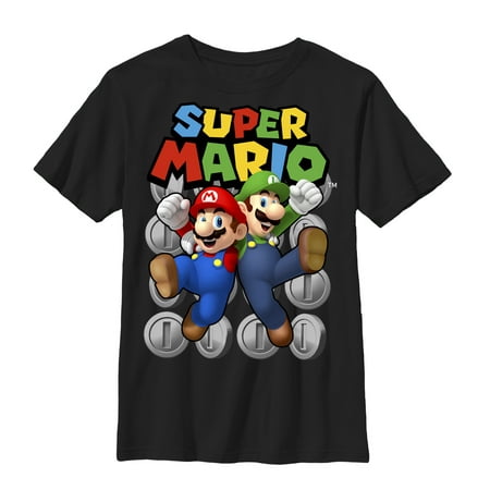 Nintendo Boys' Mario Bros Team T-Shirt