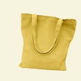 thumbnail image 4 of LHNFT Canvas Solid Tote Bag, Casual Tote Reusable Grocery Bag for Work and More, 4 of 4