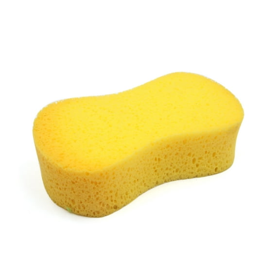 Washing Cleaning Sponge Pad Universal Yellow Portable 8 Shaped Car Automobile