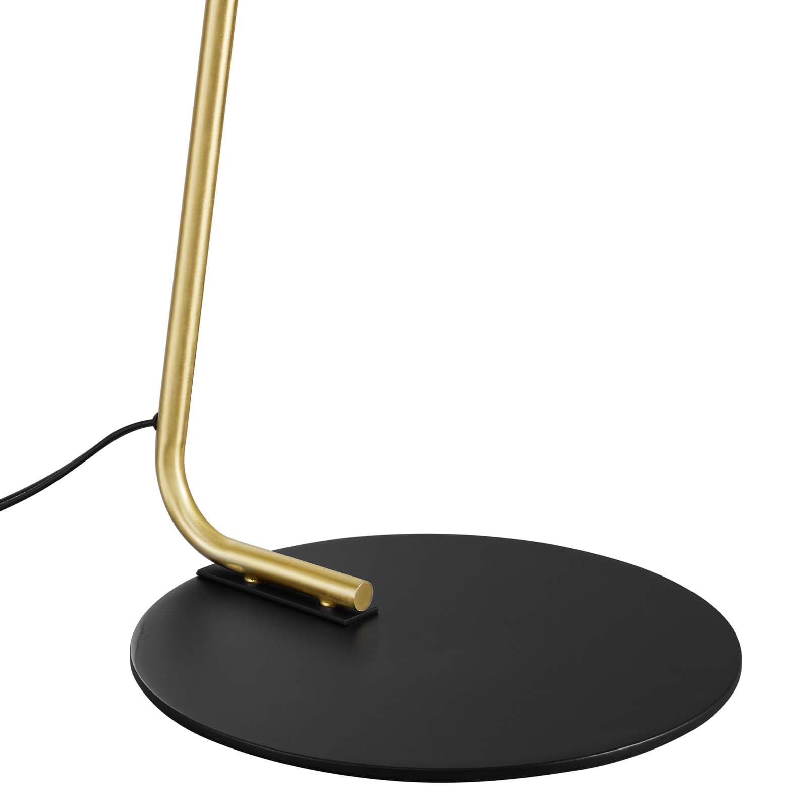 Modway Journey Standing Floor Lamp in Black