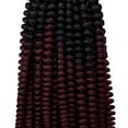 thumbnail image 6 of 8 Inch Spring Twist Hair,Synthetic Braiding Hair Extensions for Woman Girls Spring Twist Crochet Braids, Fluffy Twist Hair Ombre Crochet Braids Synthetic Braiding Hair Extensions, 6 of 6