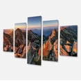 thumbnail image 2 of Majestic Sunset in Fall Mountains - Impression sur Toile Paysage, 2 of 3