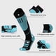 thumbnail image 4 of Calcetines de esquí elásticos para hombre y mujer, hasta la rodilla, térmicos, deportivos, de compresión, con absorción de impactos, para invierno, snowboard, senderismo y caza., 4 of 8