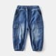 thumbnail image 2 of Odeerbi 3-9 Años Niños Cargo Vaqueros Pantalones Vaqueros Pantalones Vaqueros Con Bolsillo, 2 of 9
