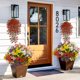 thumbnail image 1 of Simulated Fake Flower Wall Hanging Outdoor Garden Hanging Basket Decoration, 1 of 6