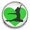 Green, variant on Snap Jewelry 18MM Dark Gray Dancer Leap Heart Ginger Charm