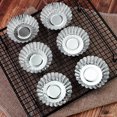 thumbnail image 3 of Cheers US 8Pcs Egg Tart Molds, Mini Tart Pan for Baking, Aluminum Tins Mould for Tart Shells, Pie, Cupcakes, Mini Cake, Pudding, Jello, Muffin and Chocolate, 3 of 7