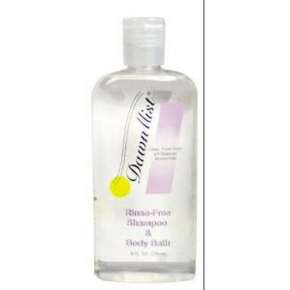 DawnMist No-Rinse Shampoo and Body Wash, Scented, 8 oz., 48 Count