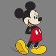thumbnail image 2 of Junior's Mickey & Friends Smiling Mickey Mouse Portrait Cowl Neck Sweatshirt, 2 of 4