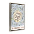 thumbnail image 2 of Stupell Industries Farmhouse Pizza Lovers Club Brown Floating Frame Canvas Art, 17 x 25, by Amanda Houston, 2 of 8