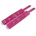 thumbnail image 2 of Correas de tobillo de cuero perfectas para entrenamiento Fitness puños glúteos y piernas, yoga en casa para hombres y mujeres, 2 of 5