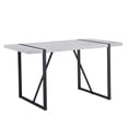 thumbnail image 2 of DeeHome Modern Dining Table, 55 inch Kitchen Table for 4 People, Rectangular Dinner Table for Dining Room, Home Office, Living Room Furniture, Easy Assembly, (Gray)(ONLY TABLE), 2 of 9