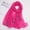 Hot Pink, variant on FKMJH Women's Floral Embroidery Chiffon Scarf Lightweight Thin Sheer Shawl Wrap Large Summer Spring Fashion Scarves Neck Head Scarf Travel Sun Protection Gift