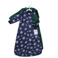 thumbnail image 2 of Hudson Baby Plush Long-Sleeve Sleeping Bag, Sack, Wearable Blanket, Navy Snowflake, 0-9 Months, 2 of 4
