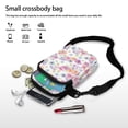 thumbnail image 7 of HELLHERO Pastel Flowers Light Crossbody Sling Bags Stylish, 2 Layers for Daily Commute or Casual Outings, Travel, 7 of 7