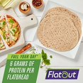 Flatout Flatbread, Light Italian Herb Wraps, Perfect for Use as Sandwich Bread, Pizza Crust