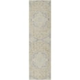 thumbnail image 2 of SAFAVIEH Windsor Daquan Traditional Runner Rug, Light Grey/Lime, 3' x 10', 2 of 7