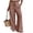 Z1-Brown, variant on Textilo Womens Striped Lounge Pants Wide Leg Drawstring Pants with Pockets Elastic Waist Trousers Summer Beach Vacation Comfy Lounge Boho Outfits,Brown S