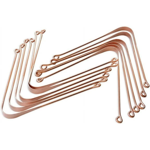 HealthGoodsIn- Pure Copper Tongue Cleaner Set of 12