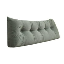 College Dormitory Double Bed Wedge Reading Pillow Headboard Plush Backrest, Versatile Use For Bed Sofa And Dorm With Ergonomic Support, Side Pocket And Corduroy