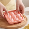 thumbnail image 4 of 9 Cavity Soccer Round Silicone Sphere With Funnel Type Lid Suitable For Drinks Silicone Fun Shapes, 4 of 5