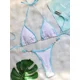 thumbnail image 5 of Traje baño cuello halter para mujer 3 piezas con falda envolvente traje baño, traje baño triangular, 5 of 5
