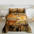 thumbnail image 2 of jejeloiu Woodland Animal Deer Full Size Comforter Sets,Rustic Farmhouse Cabin Bedding Comforter Set,Vintage Aesthetic Artwork Bedding Sets For Boys Teens,Luxury Bedroom Decor Reversible,3-Piece, 2 of 8