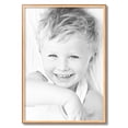 thumbnail image 2 of ArtToFrames 21" x 30" Gold And Stained Brown Picture Frame, 21x30 inch Gold Wood Poster Frame (WOM-4766), 2 of 8