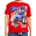 thumbnail image 3 of Monster Jam Toddler Short Sleeve Graphic Patriotic Americana Americana Crewneck T-Shirt, Sizes 12 Months-5T, 3 of 6