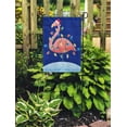 thumbnail image 2 of KDAGR Bird Christmas Pink Flamingo Christmaslight Coloredlights Holiday Garden Flag Decorative Flag House Banner 12x18 inch, 2 of 2