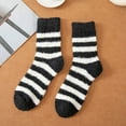 thumbnail image 4 of Vinsonshop 5 Pairs Mens Slipper Socks Fuzzy Socks for Men Fluffy Socks Winter Socks Fluzzy Socks Warm Socks Soft Socks Black One Size, 4 of 5