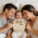 thumbnail image 4 of Wooden Newborn Sign Birth Announcement Signs Nursery Decor Sign Photo Prop For Baby Newborn Boys And Girls Gift, 4 of 7