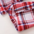 thumbnail image 2 of Defitshape Women's 100 Cotton 2 Piece Pjs Long Sleeve Long Pants Pajama Set Plaid Cute Flannel Lounge Set Winter Sleepear Warm Button Up Comfy Trendy Fall Classic Pj Set Red X-Large, 2 of 5
