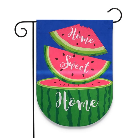 Briarwood Lane Summer Garden Flag 12x18 For Outdoor Home Sweet Home Watermelon Burlap For Summer Garden Flag Flags For Outside