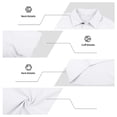 thumbnail image 5 of Xdegoge Mens 2 Piece Outfits Linen Short Sleeve Set Button Down Shirt and Shorts with Zipper Pockets Drawstring Summer Beach Casual Fashion Sets, 5 of 8